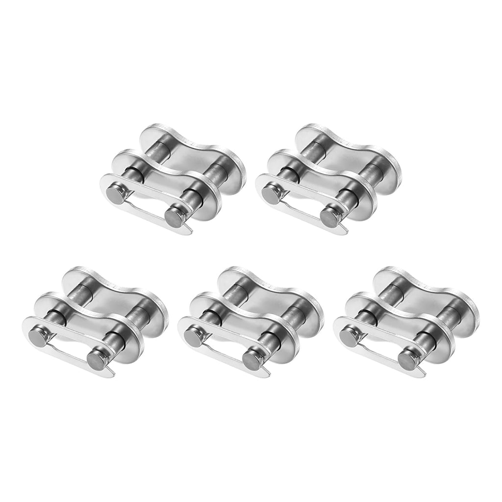 PATIKIL 5Pcs #60 Roller Chain Offset Link Full Links for 12A Chain