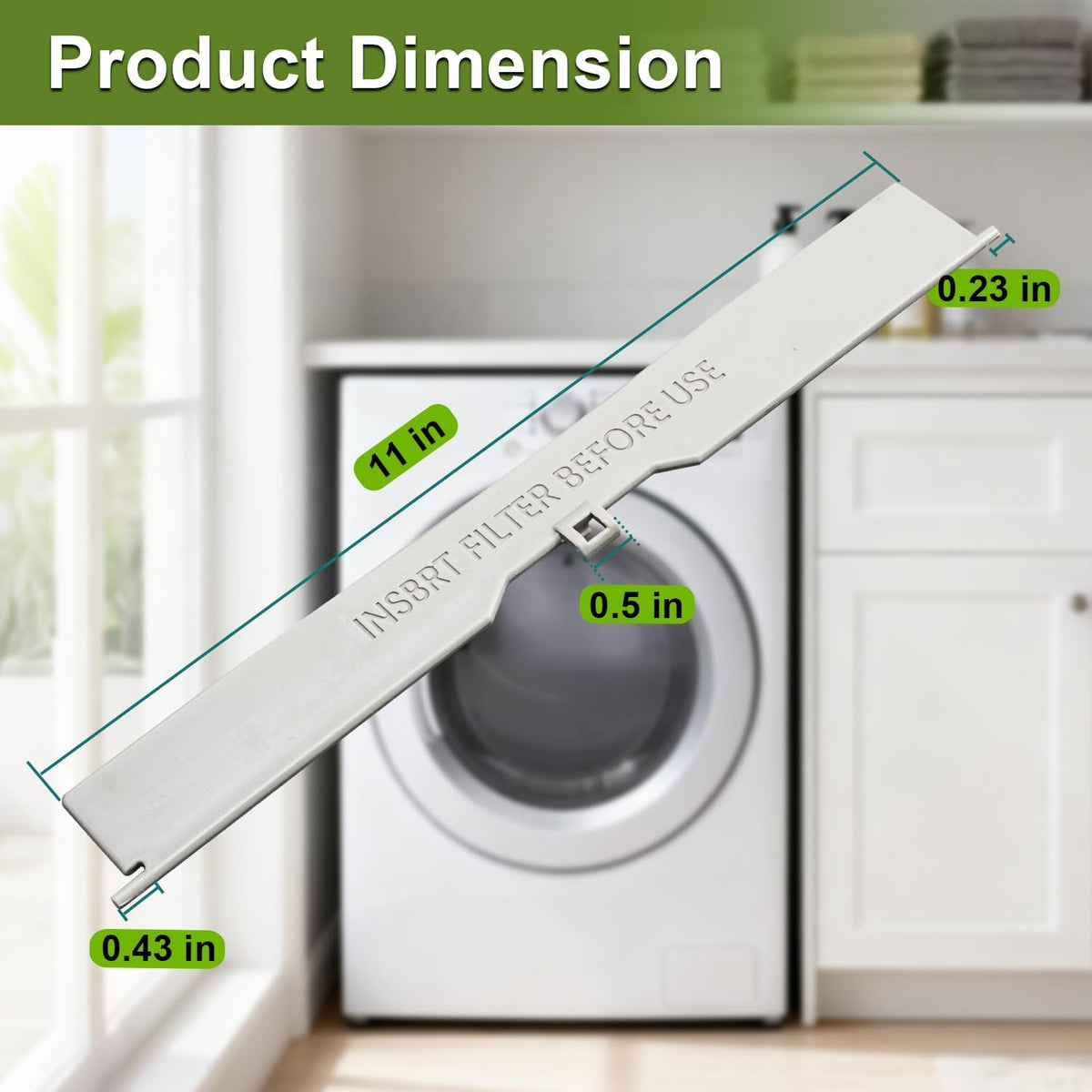 Dryer Lint Screen Guide Filter Cover Compatible with LG Kenmore Dryers Replace#: 3550EL2004B 2647804 PS3634953 FIX3634953