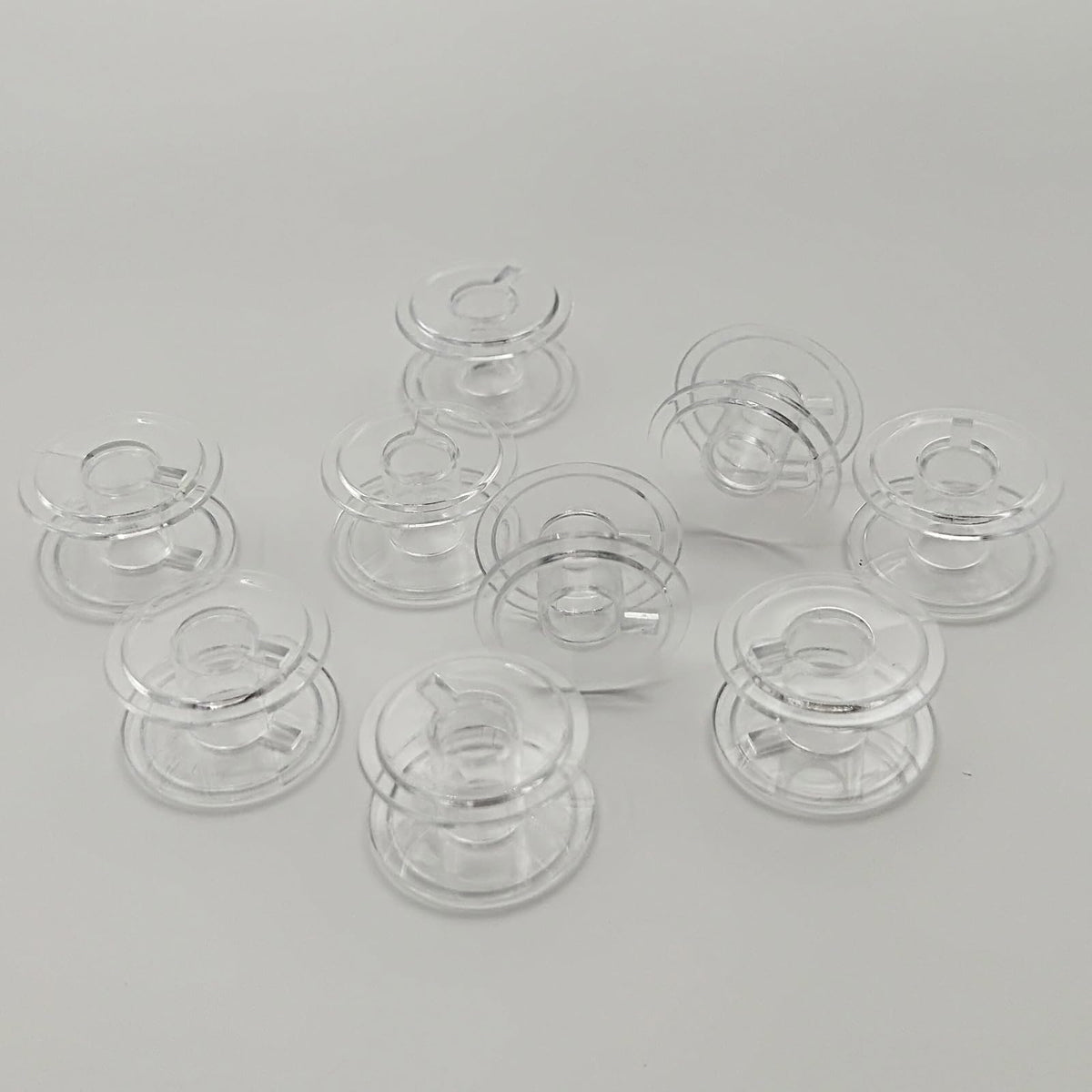 Class 15 Bobbins for Singer Sewing Machines Transparent Plastic Bobbin 50PCS/Box
