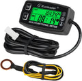 Runleader Digital Tach Hour Meter Engine Temperature Gauge RL-HM035A-TS002