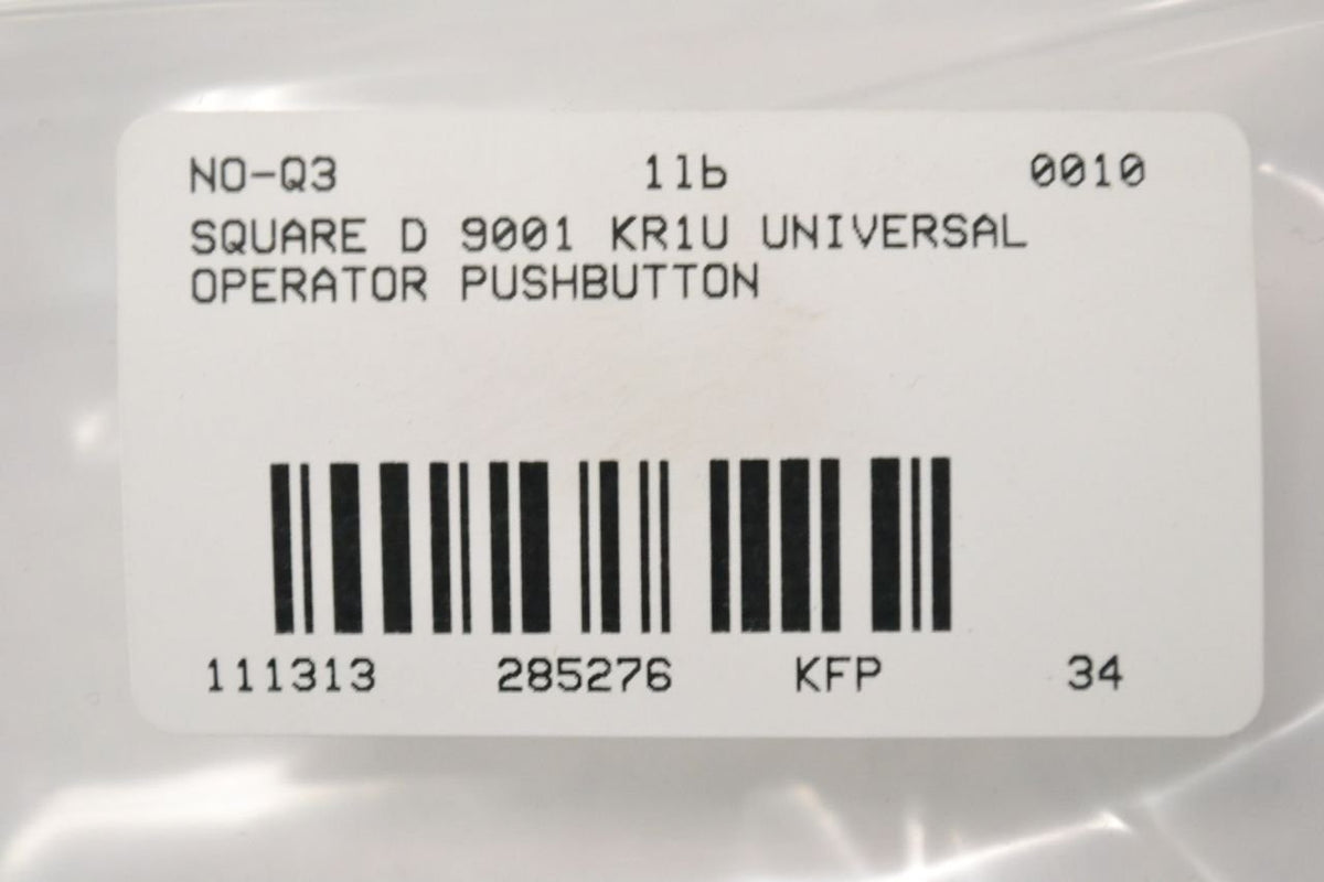 Square D 9001KR1U Pushbutton, Operator, Round Non-Illuminated Guarded, Momentary, 30mm, 7 Colors