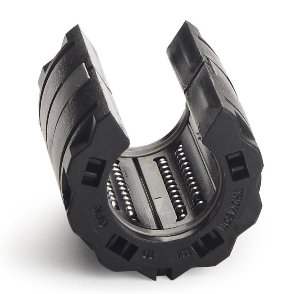Thomson SSU24OPNWW, Ball Bushing Bearing, Super Smart, Open, for continuously supported applications, self-aligning, Seals at both ends; use with 1.5 in Diameter Shaft, Class L