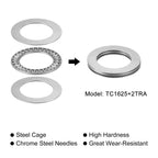 uxcell 10pcs TC1625 Thrust Needle Roller Bearings with Washers 1" Bore
