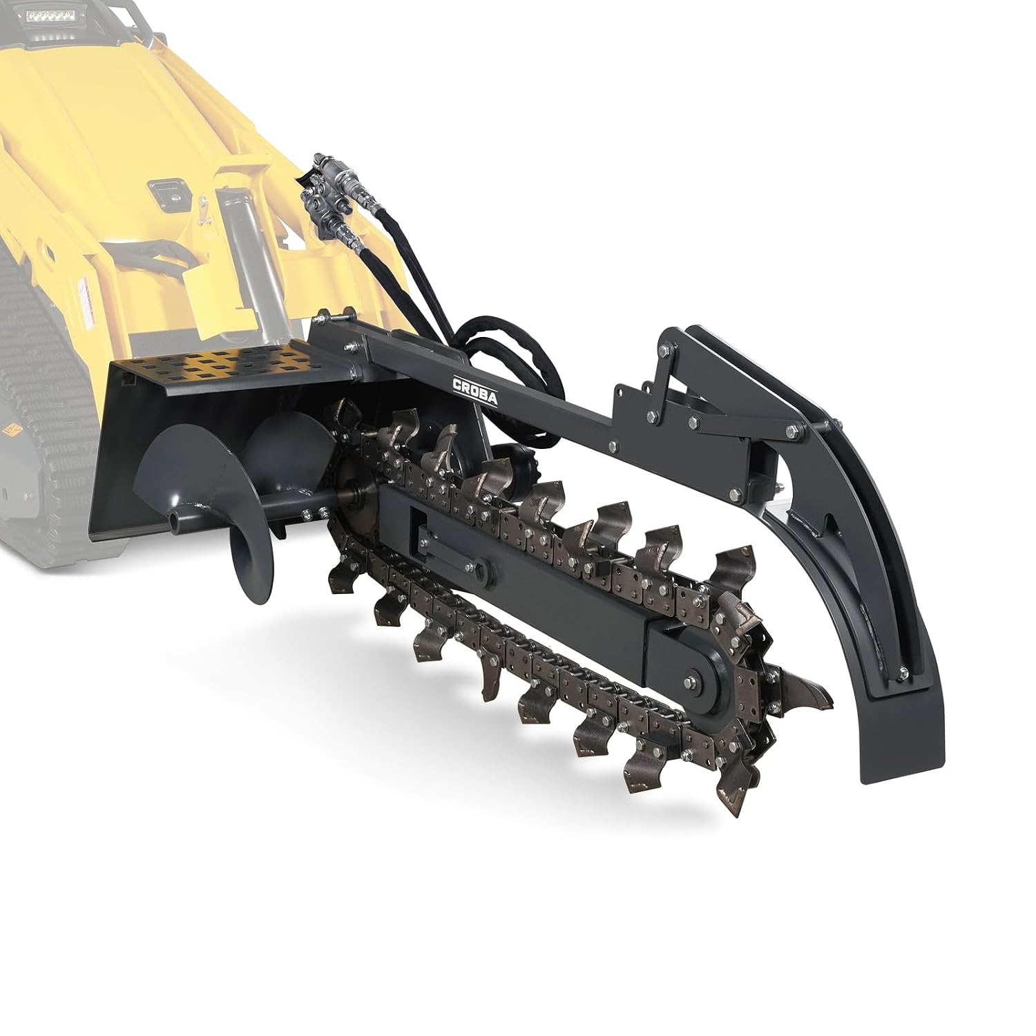 20'' Cutting Depth Mini Skid Steer Trencher Attachments, TR20