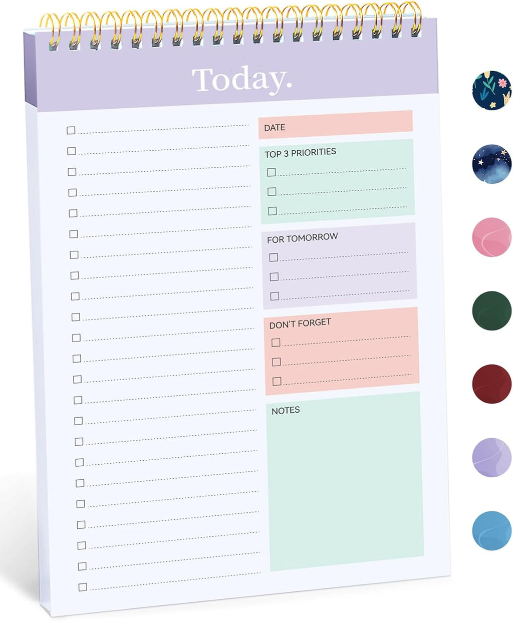 To Do List Notepad - To Do List Notebook for Work with 52 Sheets, 9.8" x 6.5", Undated Daily Planner Perfect for