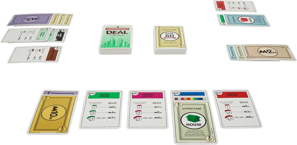 Monopoly Deal Card Game | Quick-Playing Card Game | Fun Games for Families and Kids | Ages 8 and Up | 2 to 5 Players