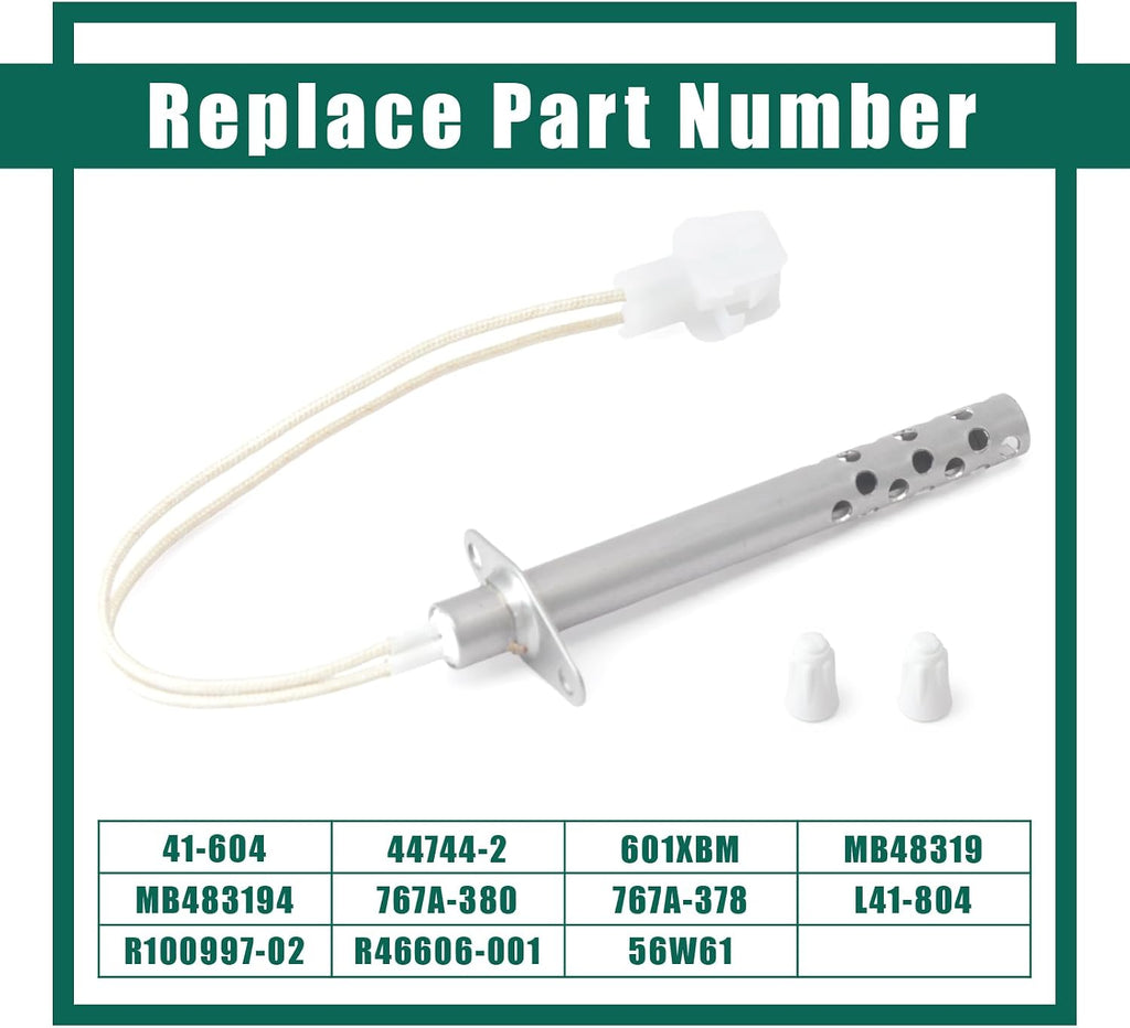 YUXIVCNE 767A-380 41-604 Furnace Hot Surface Ignitors Replacement for Robertshaw for Armstrong for Norton for White-Rodgers, Replace 44744-2 601XBM Igniters
