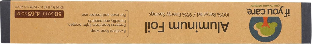 100% Recycled Aluminum Foil - 50 FT