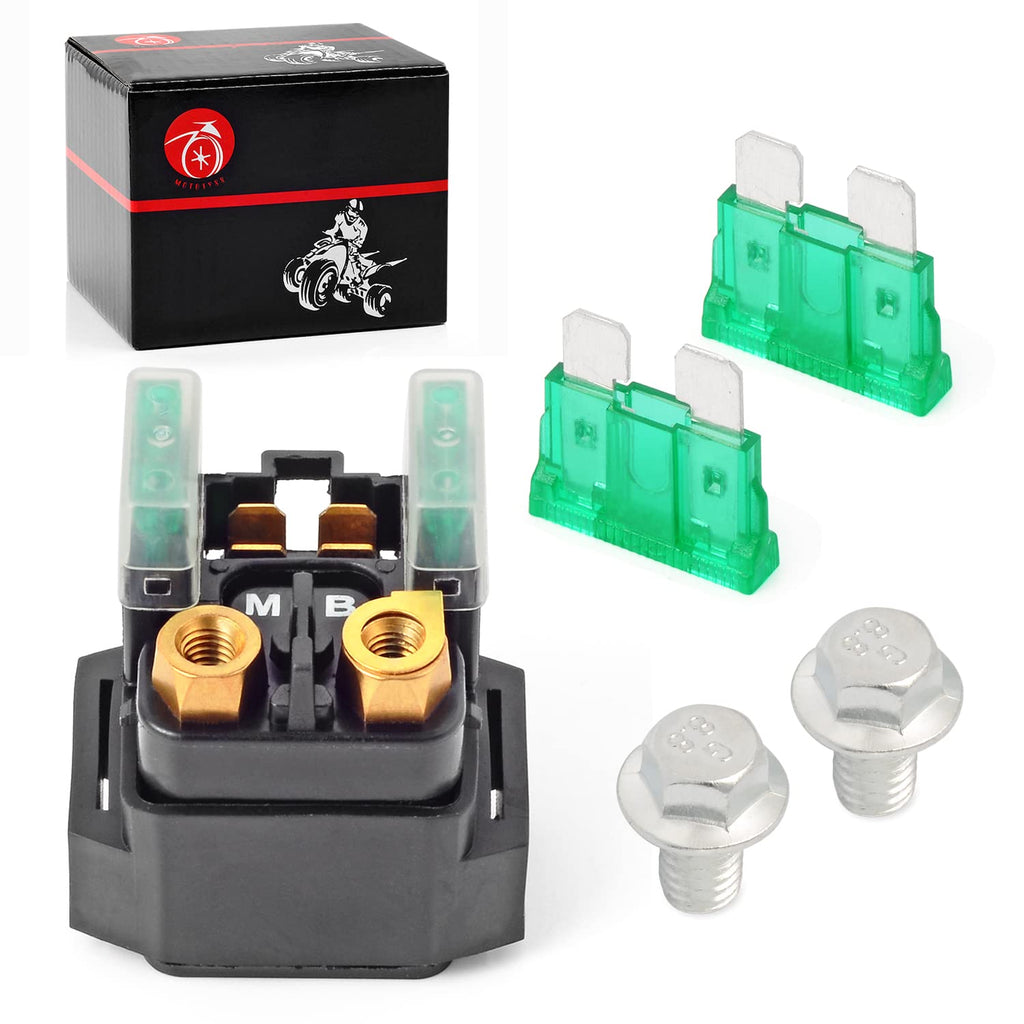 MOTO1988 Starter Solenoid Relay Compatible with Yamaha YZF-R1 YFZ450 FJR1300 XV1900 5JW-81940-02-00