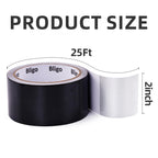 Heavy Duty Waterproof Repair Tape Multipurpose Black 2 Inch x 25 FT