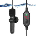 Small Submersible Aquarium Heater, Adjustable Mini Fish Tank Heater 25W 50W 100W 200W 300W with External Temperature