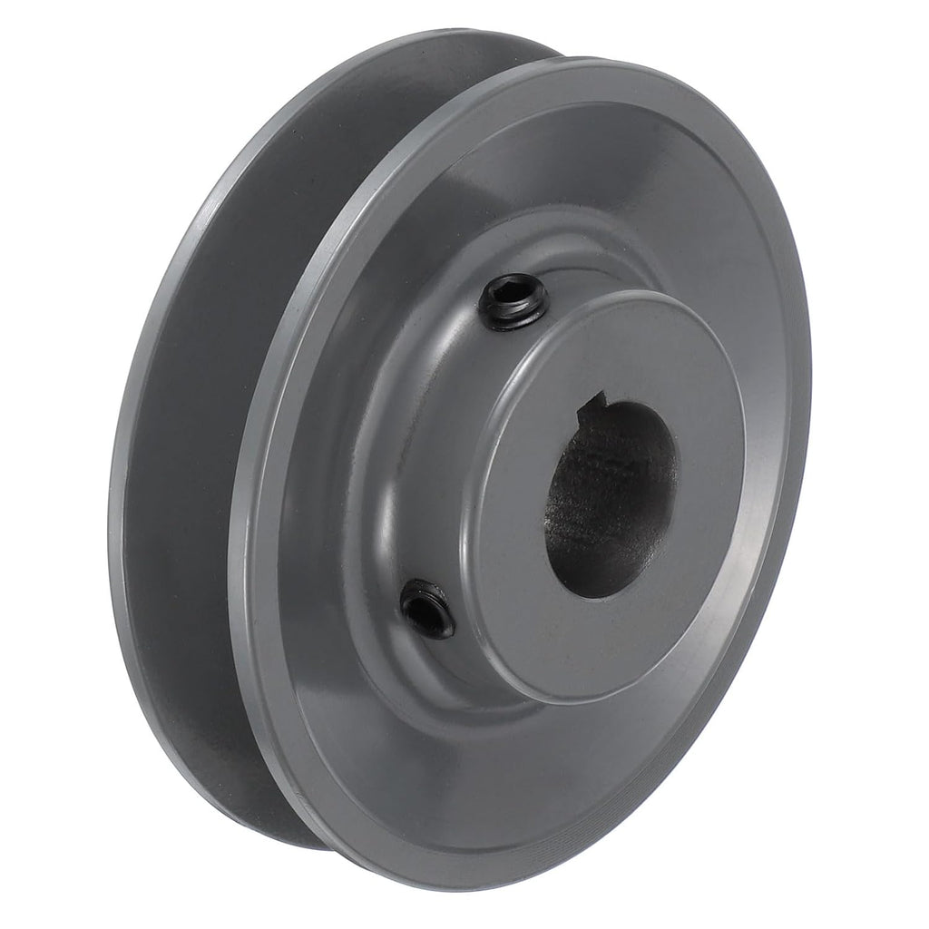 uxcell BK36-7/8 V-Belt Sheave 7/8" Bore, 3-3/4" OD Single Groove Web Sheave