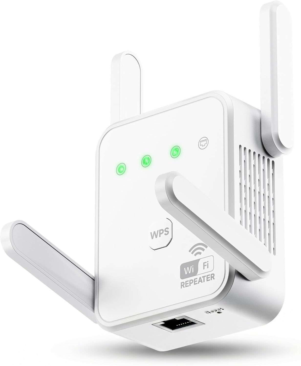 1200Mbps Dual Band WiFi Extender Signal Booster Covers Up to 3600 Sq.ft | Dual Band 5GHz/2.4GHz | Supports 80 devices
