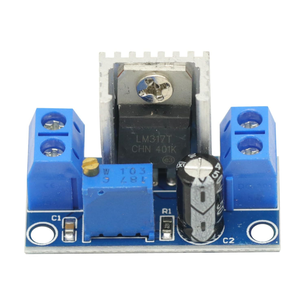 3PCS LM317 Adjustable Voltage Regulator Power Supply LM317 DC-DC 4.2-40V to 1.2-37V Step Down Buck Converter Board Module