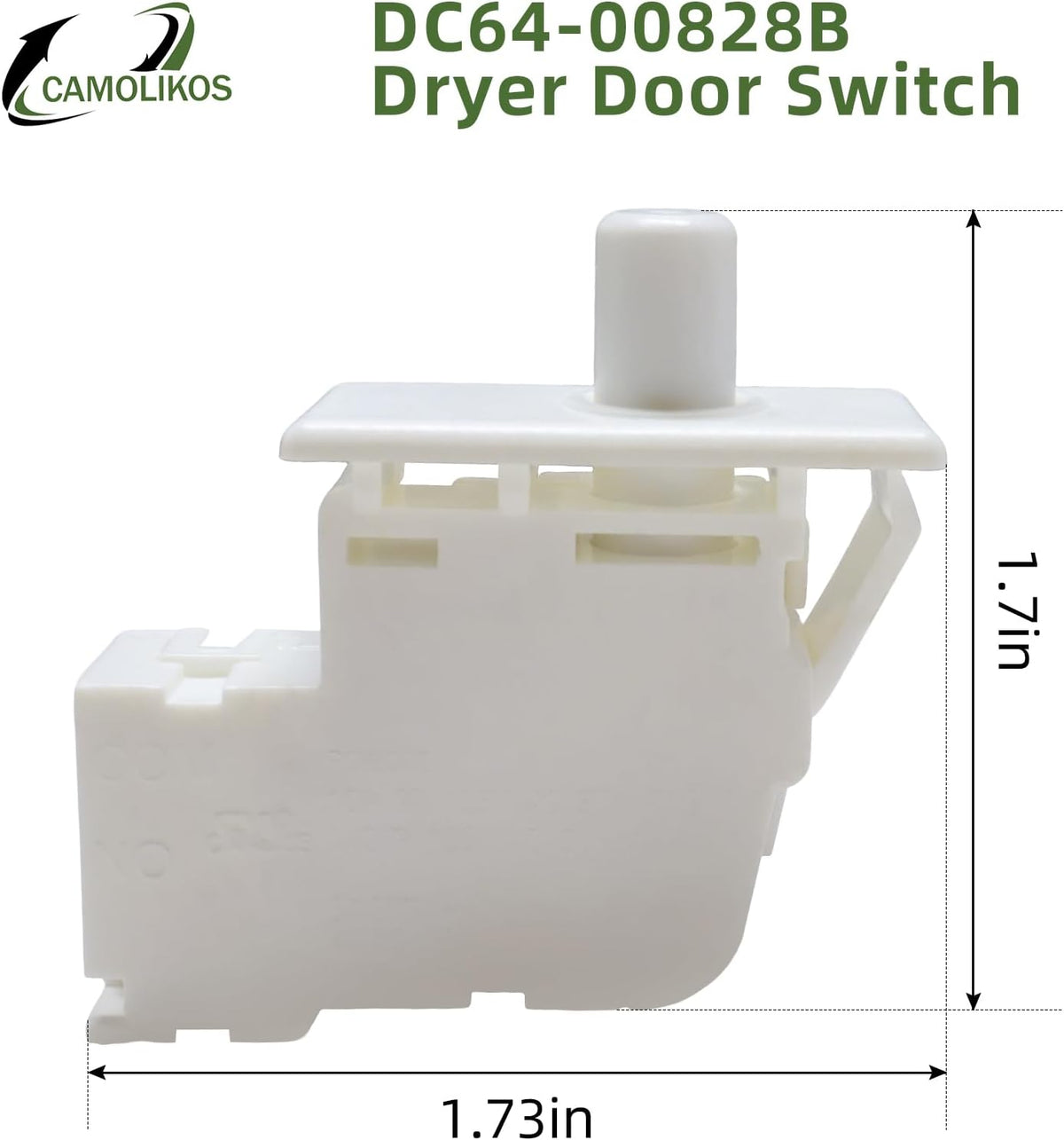 DC64-00828B Dryer Door Switch Compatible with Samsung Dryers