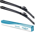 OEM Quality 18''+18'' Windshield Wiper Blades,Premium All-Seasons J-Hook Replacement Wiper Blades (2 Pack)