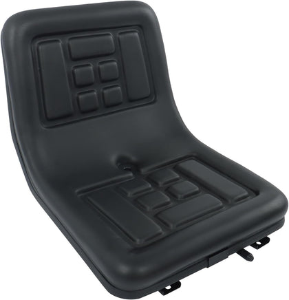 Universal High Back Lawn Tractor Seat with Central Drainage Holes | Replacement for Riding Lawn Mowers