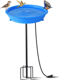 Heated Bird Bath for Outdoors for Winter, 75W Bird Bath Water Heater Bird Bath Deicer,Deep Bowl Thermostatic Control