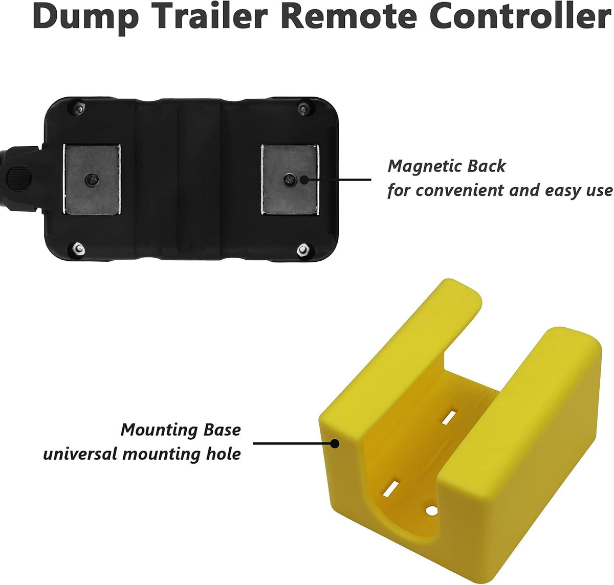 ZINGER 4 Wire Dump Trailer Remote Control Switch for 12v DC Hydraulic Pump