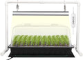 1020 Size Seed Starter Kit with Grow Light and Heat Mat | 7" Humidity Dome, 6x12 Cell Seed Starter Tray