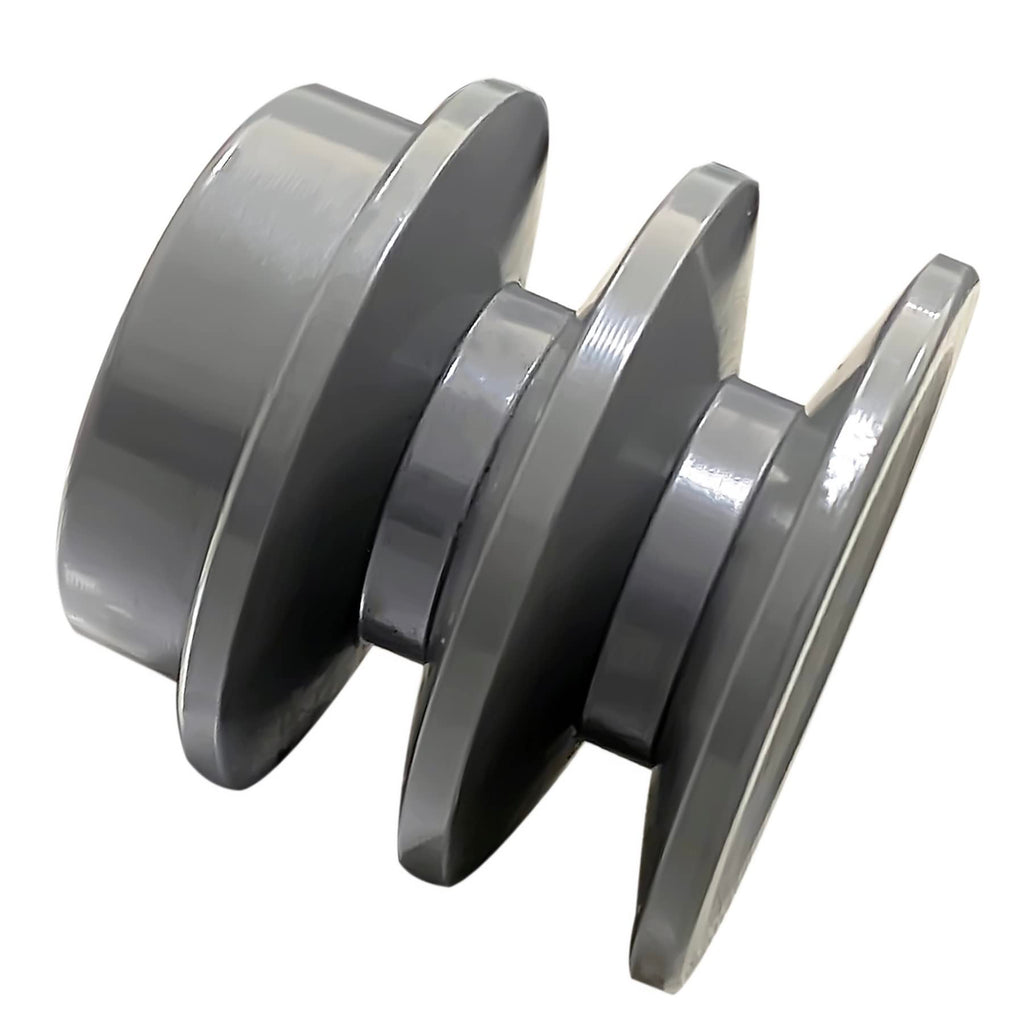 C CLINK 2AK20-3/4 Double Groove Pulley/Sheave,2.00"OD 3/4" Bore,for A, 3L & 4L (A & AX) V-Belts, Cast Iron,AK Fixed Bore Pulley,Grey