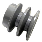 C CLINK 2AK20-3/4 Double Groove Pulley/Sheave,2.00"OD 3/4" Bore,for A, 3L & 4L (A & AX) V-Belts, Cast Iron,AK Fixed Bore Pulley,Grey