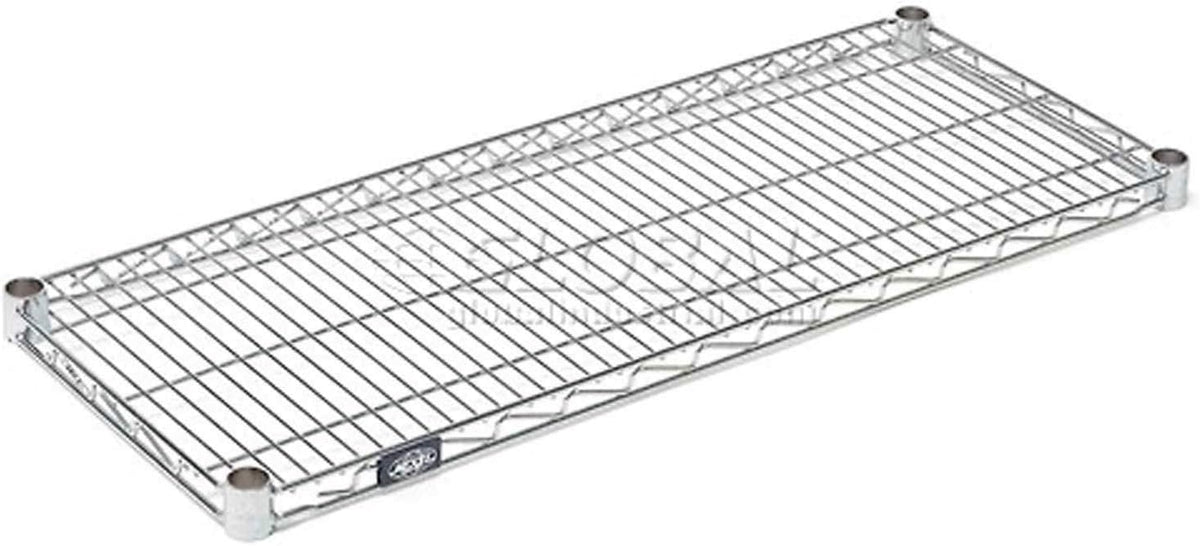 S1248C 48" W x 12" D Chrome Wire Shelf, Steel, 800 Lbs Capacity