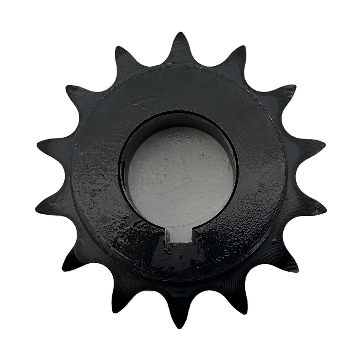 #50 Roller Chain Sprocket Type B 1 1/8 inch Bore 14 Tooth, Hardened Antirust 1045 Steel Drive Sprockets 50B14-1 1/8