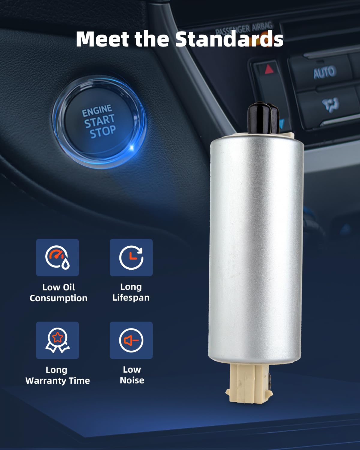 ECCPP Pump Assembly E3500M E3501M Universal High Performance Fuel Pump