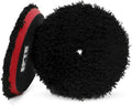 Microfiber Polishing Pad, 2Pcs 5Inch 125mm Pads Microfiber Cutting Disc Finishing Disc with Hook & Loop Backing for