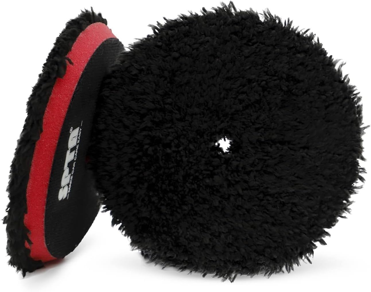 Microfiber Polishing Pad, 2Pcs 5Inch 125mm Pads Microfiber Cutting Disc Finishing Disc with Hook & Loop Backing for