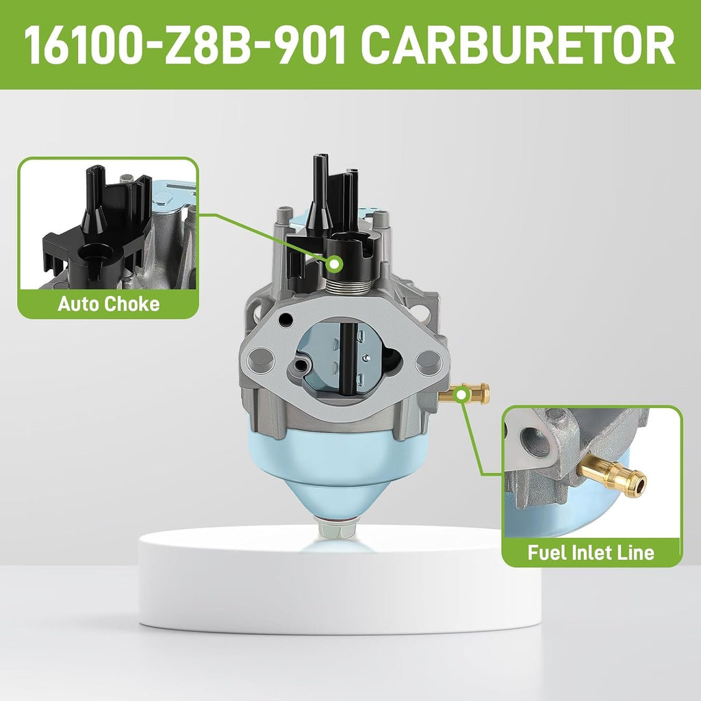 CARRBIA 16100-Z8B-901 Carburetor (BB76A A) Carb Assembly w/Tune up Kit