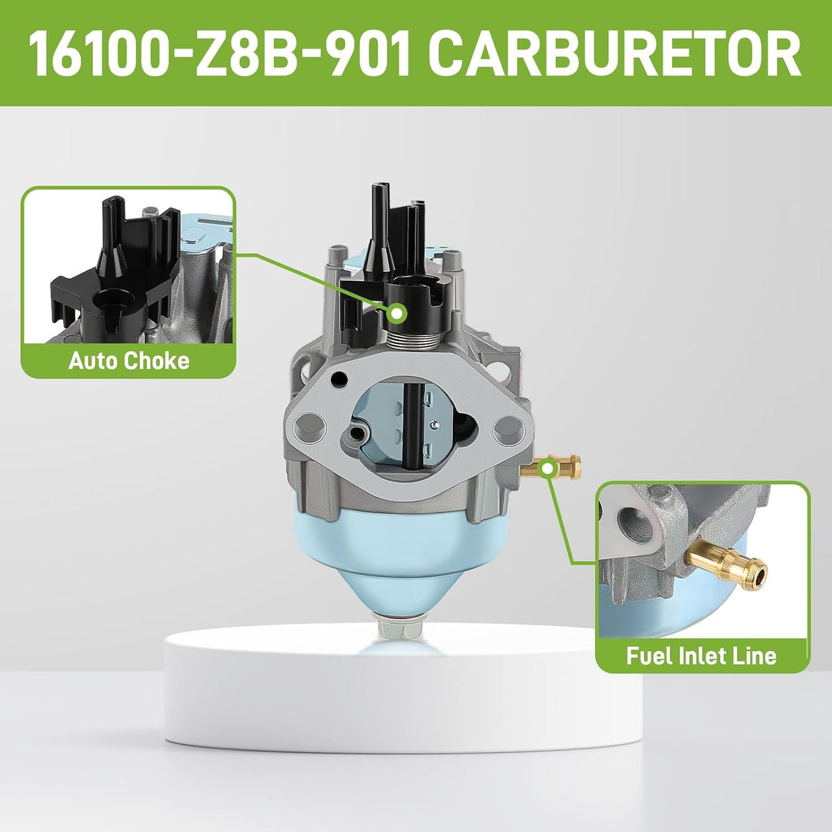 CARRBIA 16100-Z8B-901 Carburetor (BB76A A) Carb Assembly w/Tune up Kit