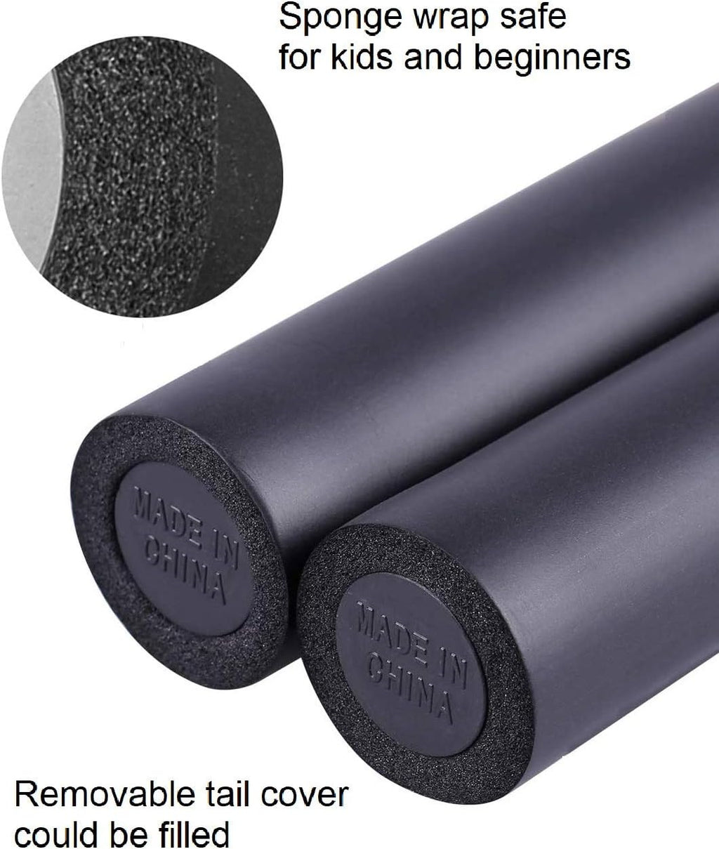 Foam Padded Practice Staff 4 Ft with Carry Bag, Bo Staff, Bo Staff for Martial Arts and Karate