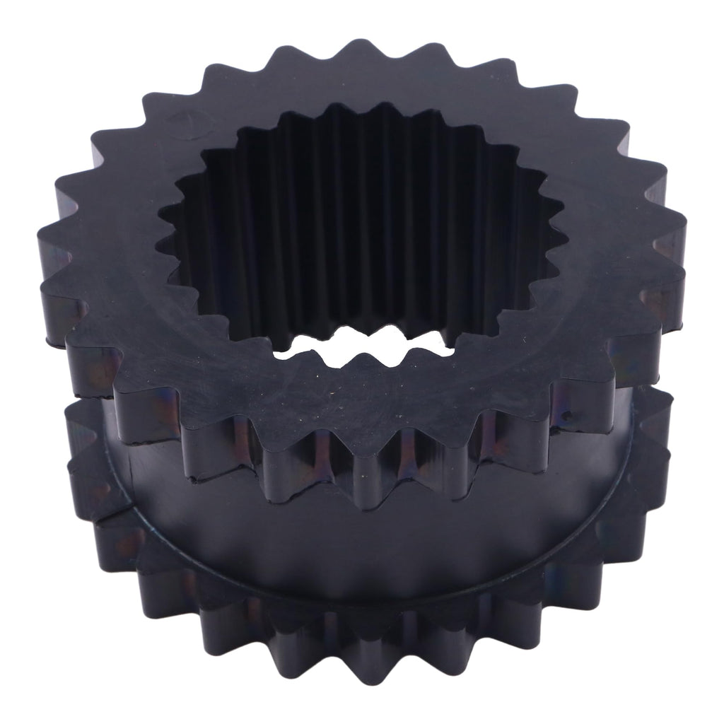 Demfec Coupling Sleeve Elastomer 9JE Compatible with S-Flex series, Solid Design, 6" OD, 3" Elastomer Length,1800 in-lbs Nominal Torque