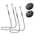 2PCS Earplugs Lanyard,Connection Cord with Magnetic & Silicone Case