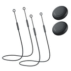 2PCS Earplugs Lanyard,Connection Cord with Magnetic & Silicone Case