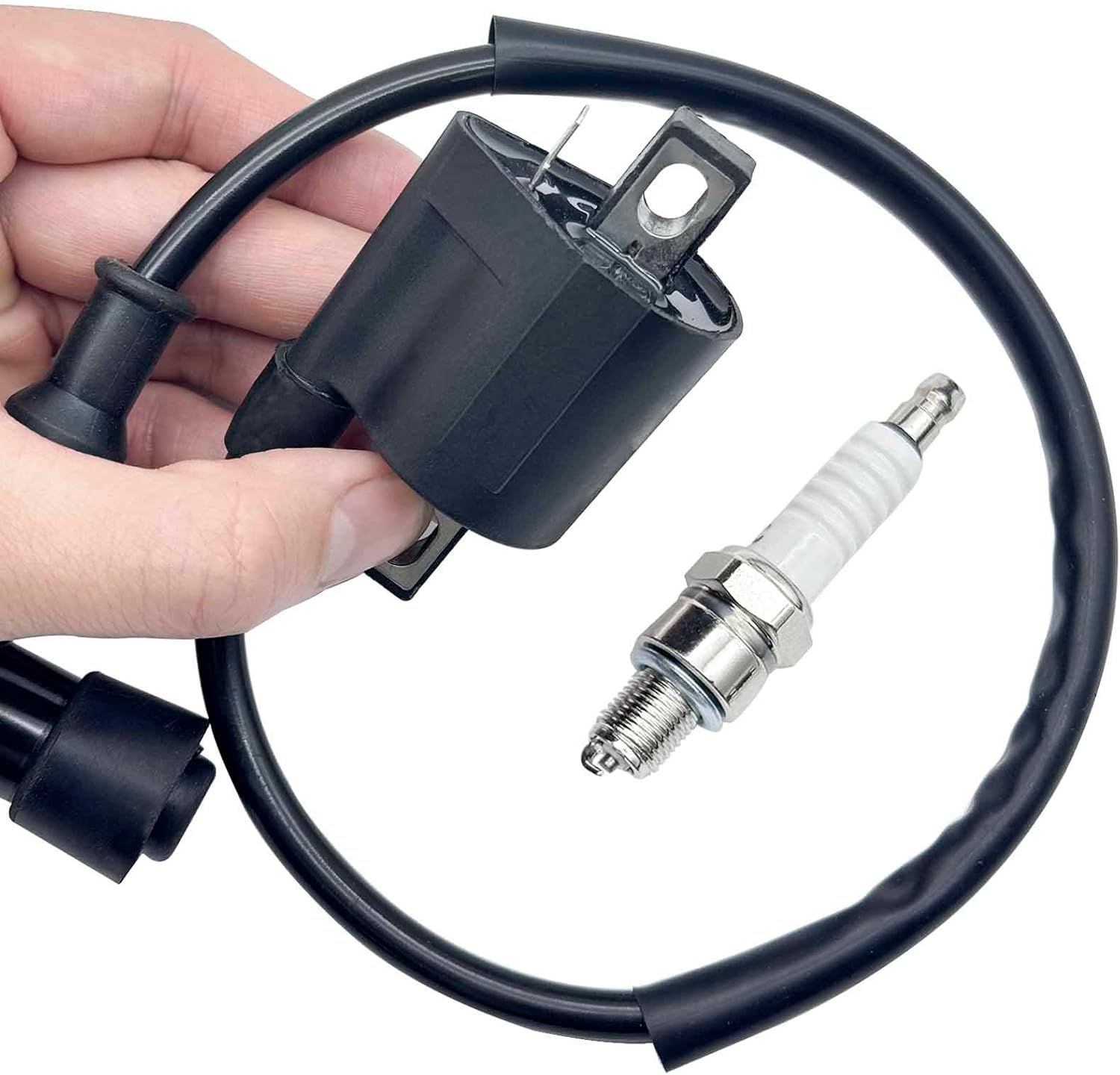 GY6 Racing Ignition Coil SSR 125 Spark Plug Wire with Spark Plug for 50CC 90CC 110CC 150CC 200CC 125CC 250CC Moped