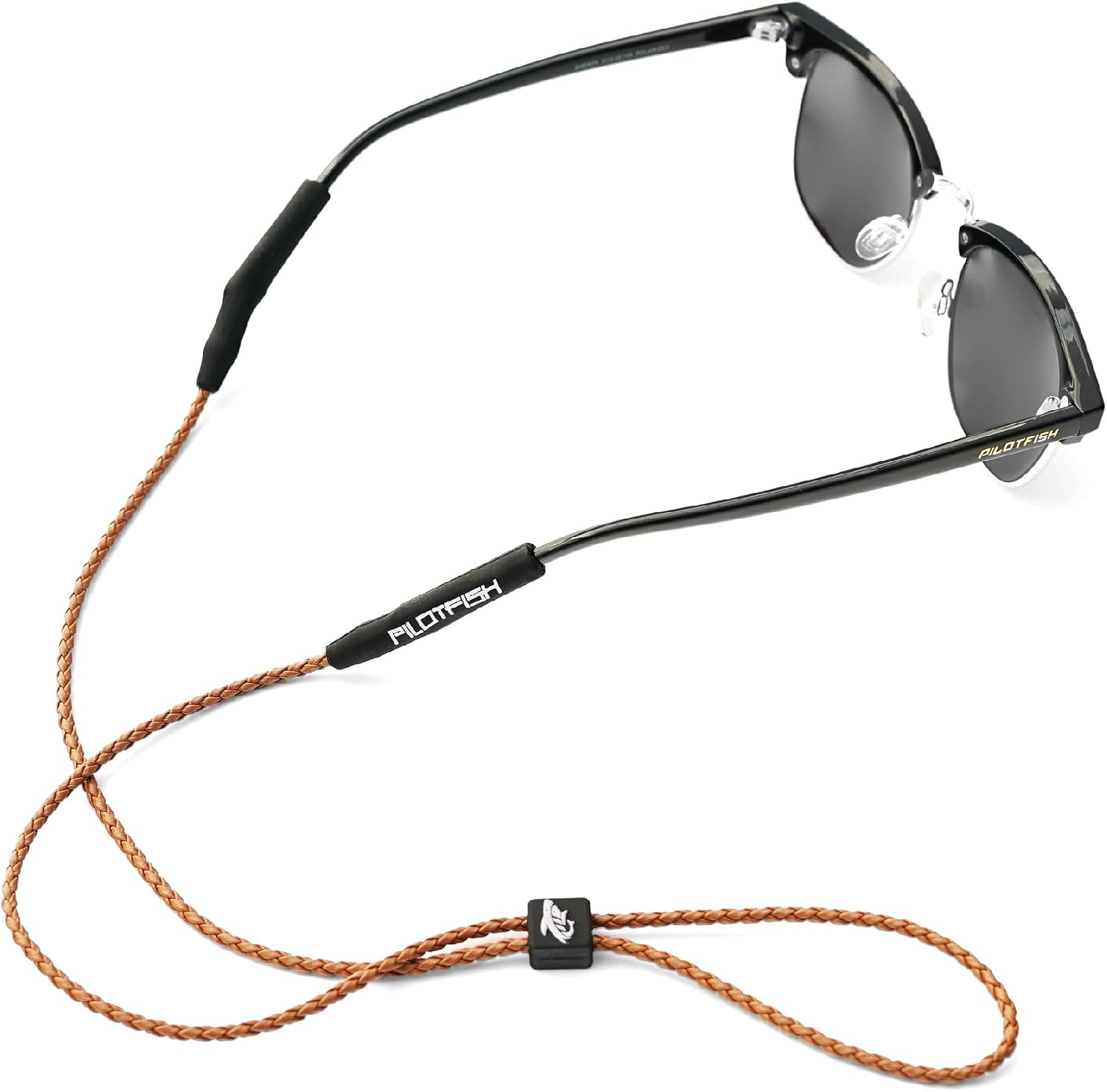 Leather Sunglasses Strap - Glasses Retainer Cord for Men or Women, Secure Chain Eyeglass or Sunglass Holder