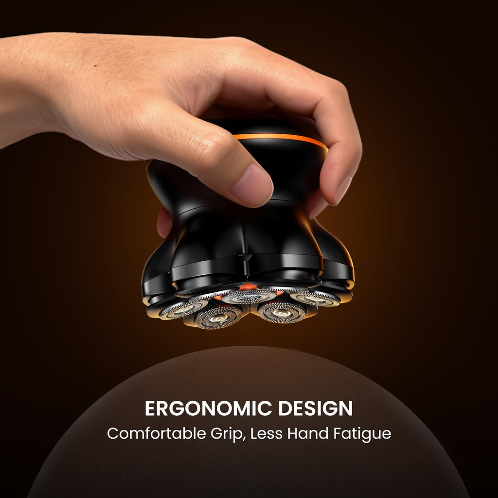 7D Head Shaver for Bald Men, Electric Razor, 90 Min Runtime