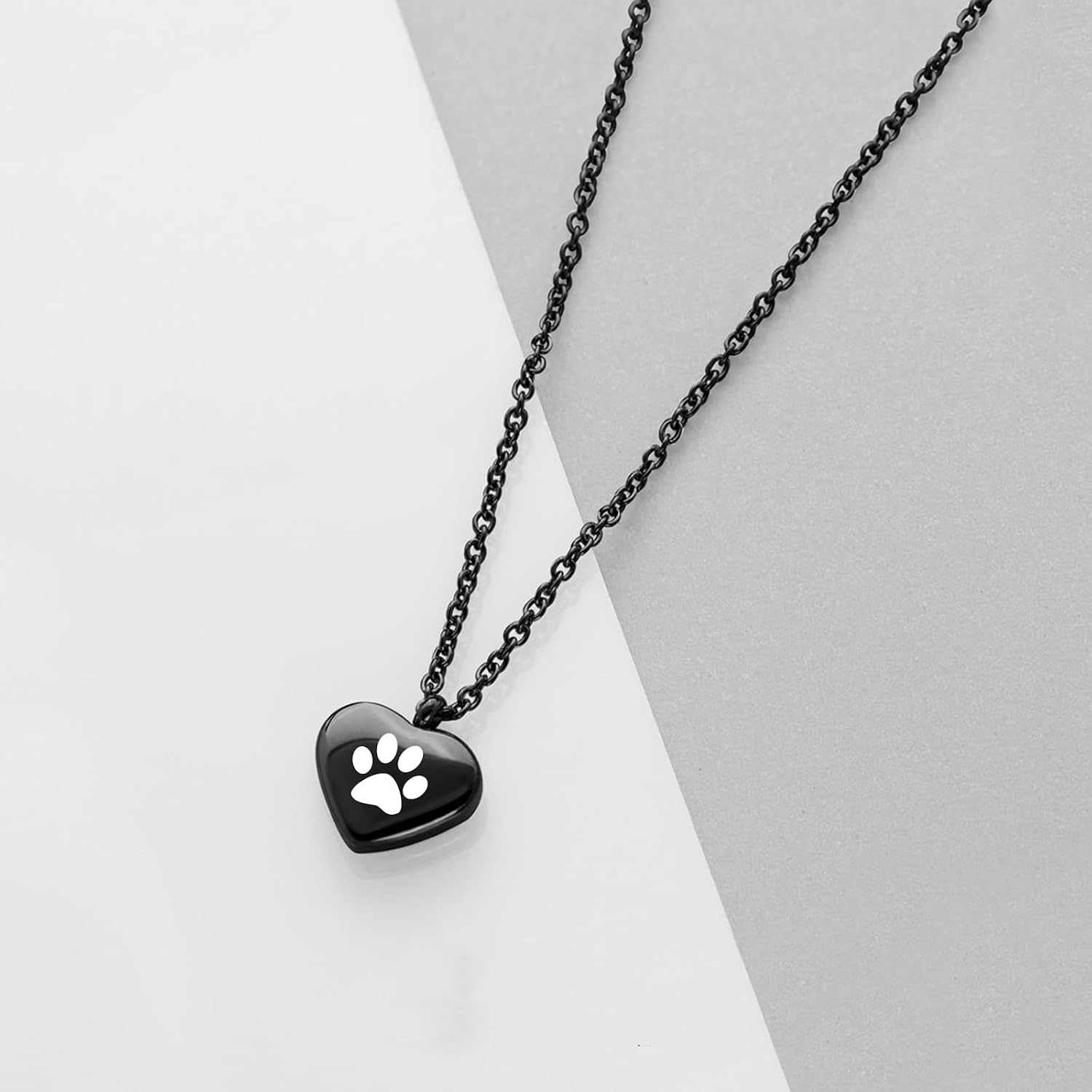 3 Pcs Pet Cremation Jewelry Urn Necklaces Bracelet Keychain for Ashes for Women Men Cat Dog Paw Print Ashes Keepsake