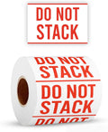 Do Not Stack Stickers – 2"x3" Roll Labels, 500 Count Stickers – Easy Peel & Stick, Premium Paper – Self-Adhesive
