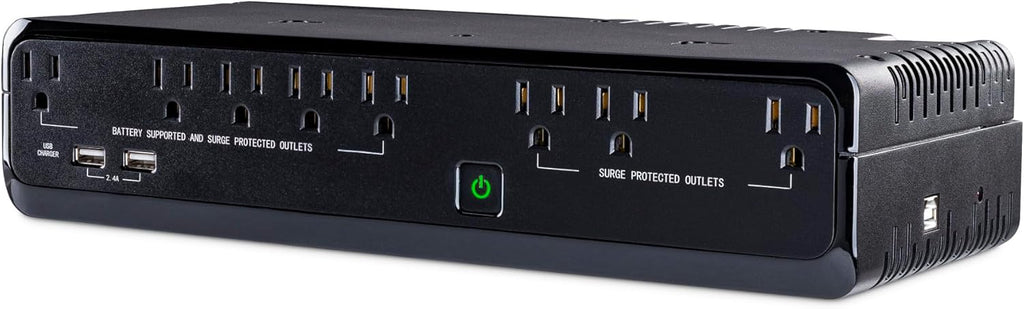 SL700U Standby UPS Battery Backup and Surge Protector | Surge Protector, 700VA/370W, 8 Outlets, Slim Profile, UL