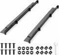 Lounsweer 1U Server Rack Rails 19in 24-36in Adjustable 4-Post Mount