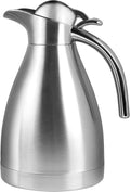 34 oz Food-grade Stainless Steel Thermal Carafe/Double Walled Vacuum Insulated Coffee Pot with Press Button Top, 12+