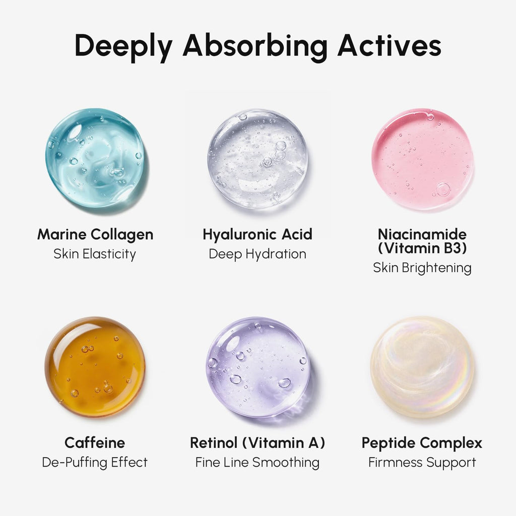 Clear Under Eye Patches for Puffy Eyes & Dark Circles - Invisible