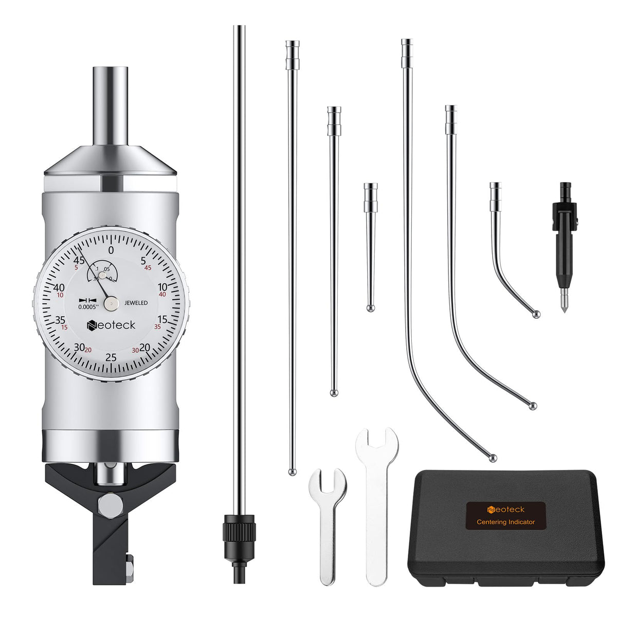 Coaxial Centering Indicator 0-0.15"/0.0005" Dial Indicator Set