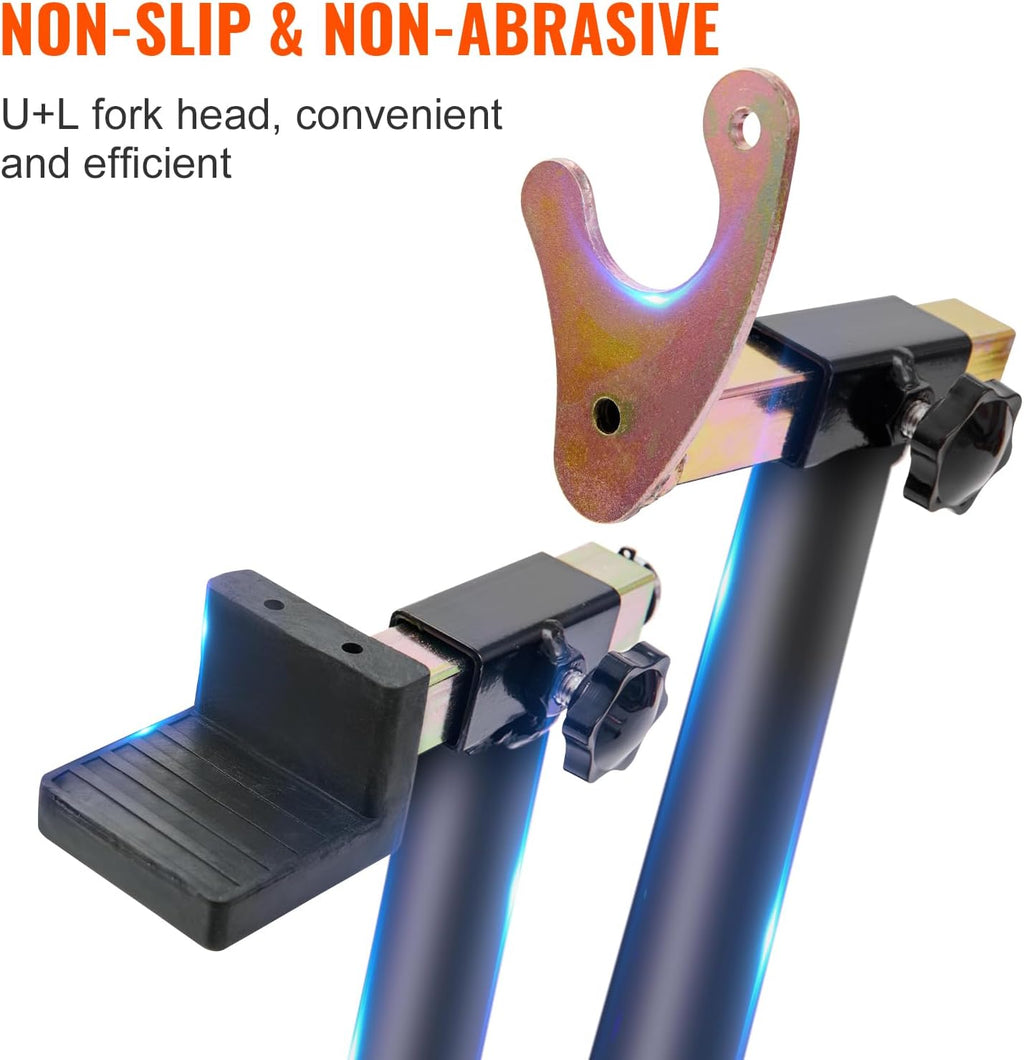 Motorcycle Stand Lift 850lbs Front Rear Combo Stand Lift Stand Front Wheel Fork Stands Rear U+L Fork Swingarm Spool