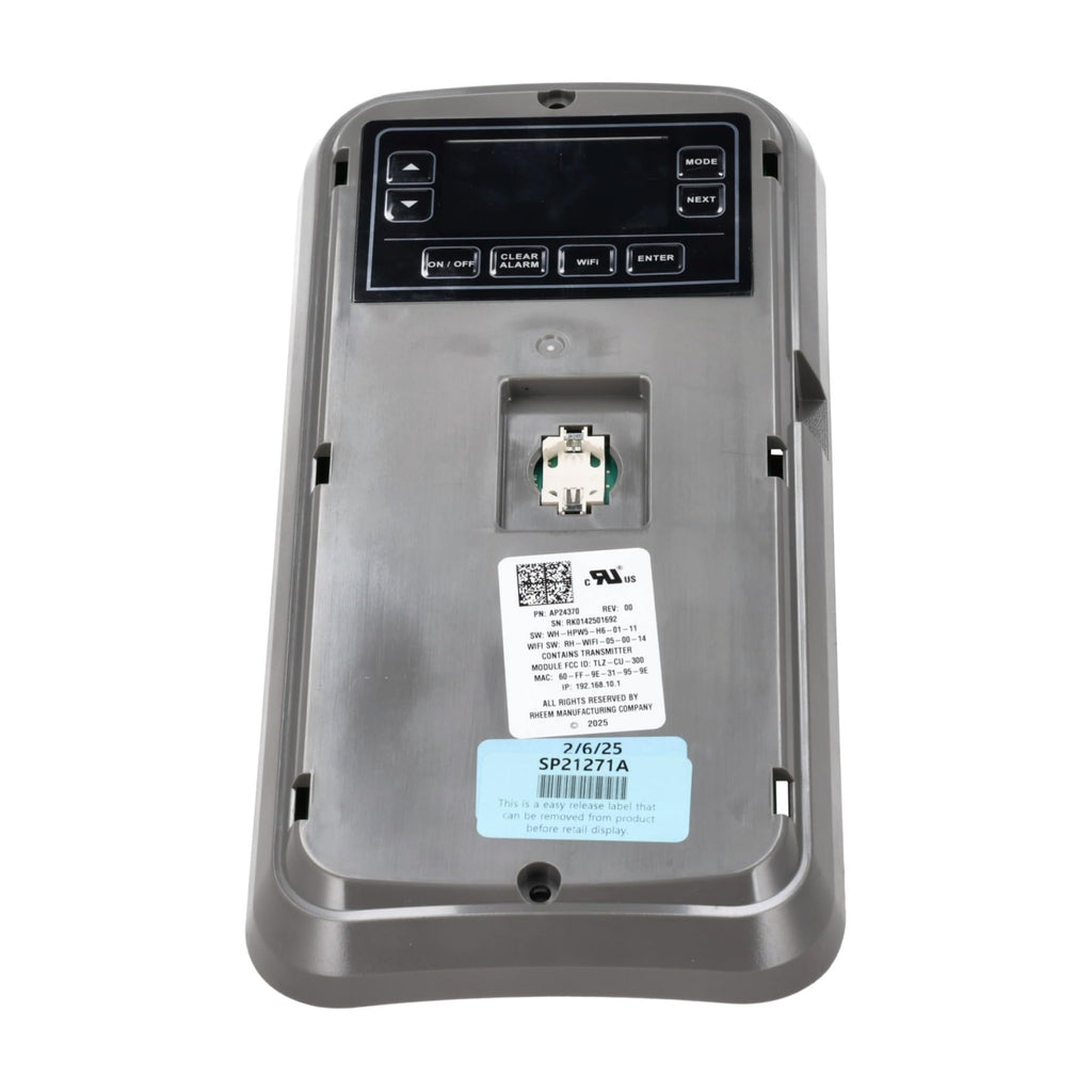 Rheem Display Control Replacement Kit for Heat Pump Water Heaters (40 gal 240V Elements and Compressor) - SP21271A