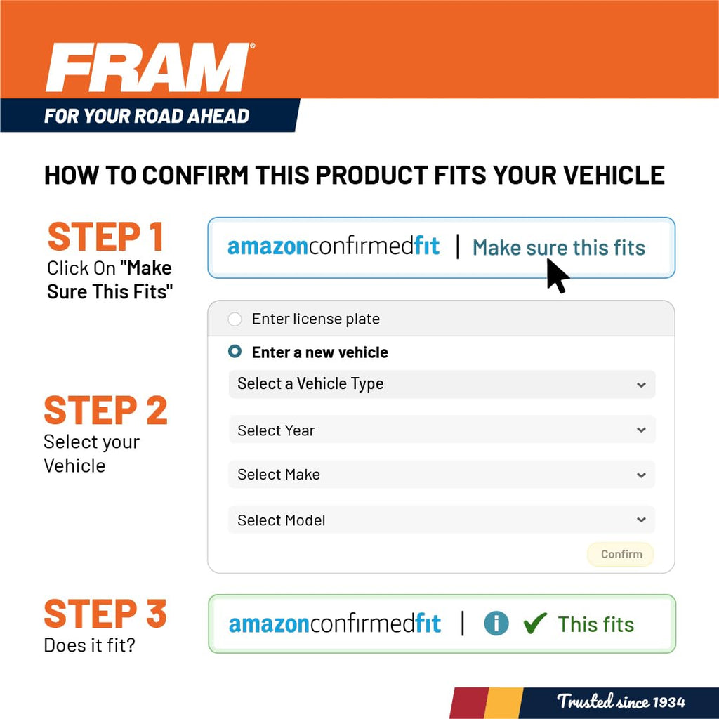 FRAM CA12295 Extra Guard Engine Air Filter